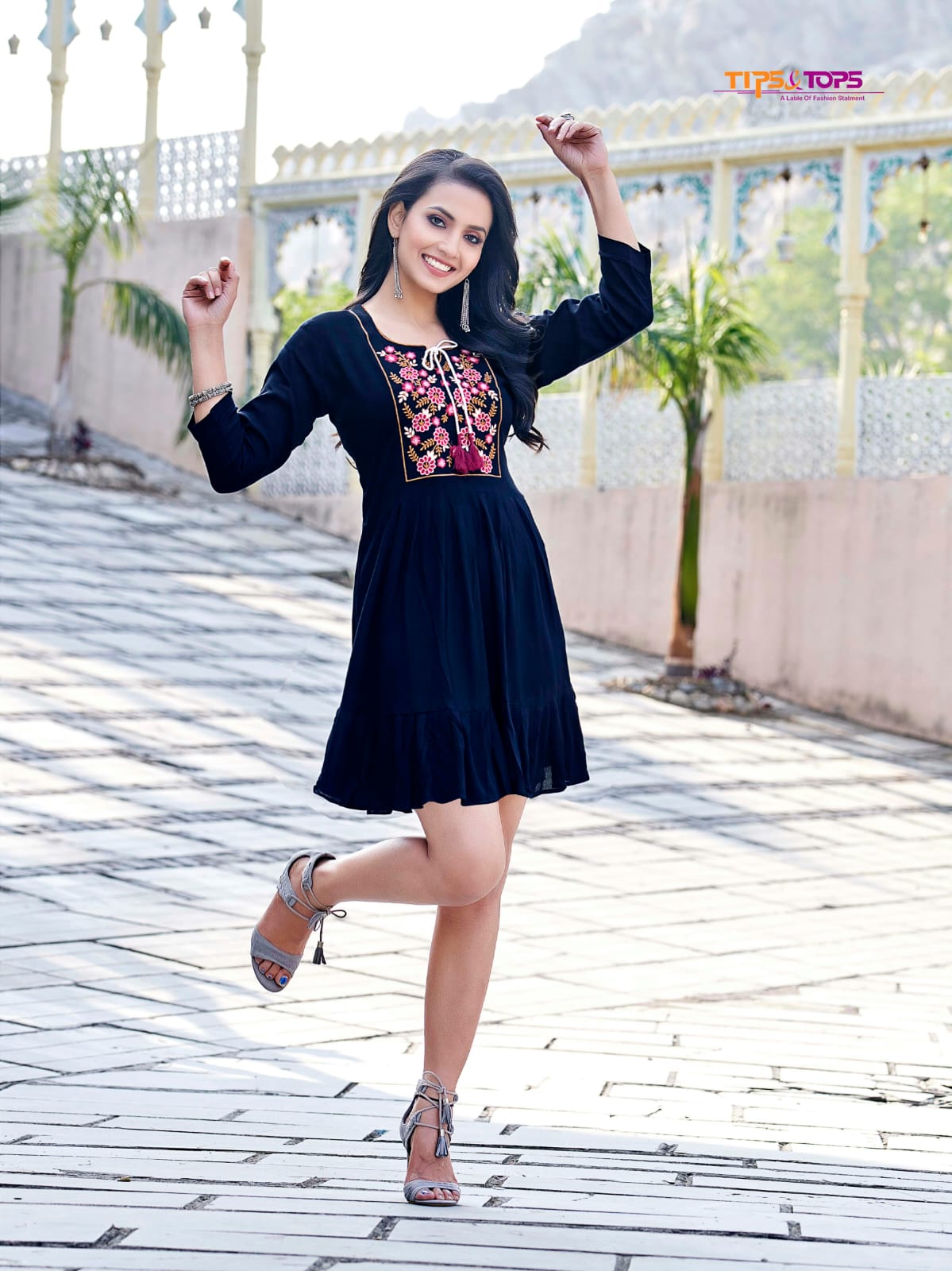 Tip Tops Yami 3 Tunic Style Fancy Wear Wholesale Designer Kurtis